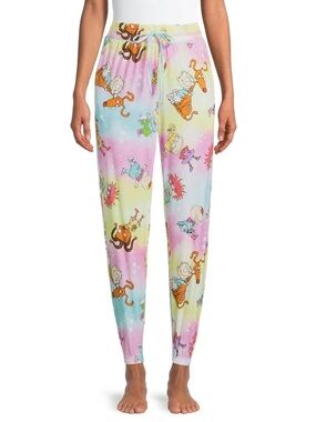 Rugrats Pastel Ombré Multicolor Cartoon Character Pajama Pants